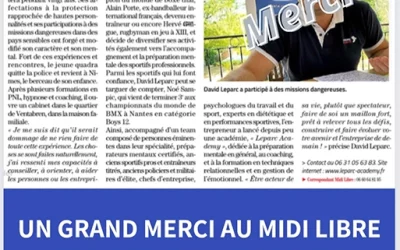 Leparc Academy remercie le Midi Libre pour son bel article
